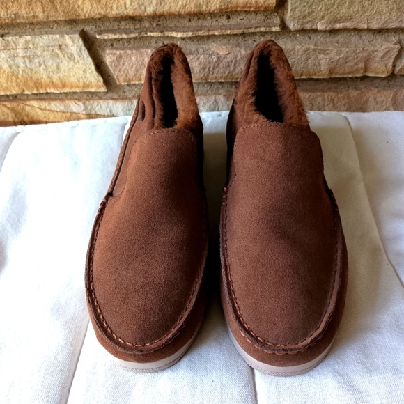 Sperry Mens Moc-Sider Basic Core Suede Slip On Shoe - Brown_7 main image 4